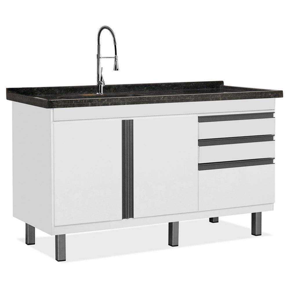 Gabinete de cozinha Vitória para pia de 1,14 m