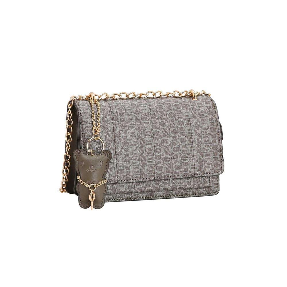 Bolsa Feminina Monograma Transversal 3483899 Natural