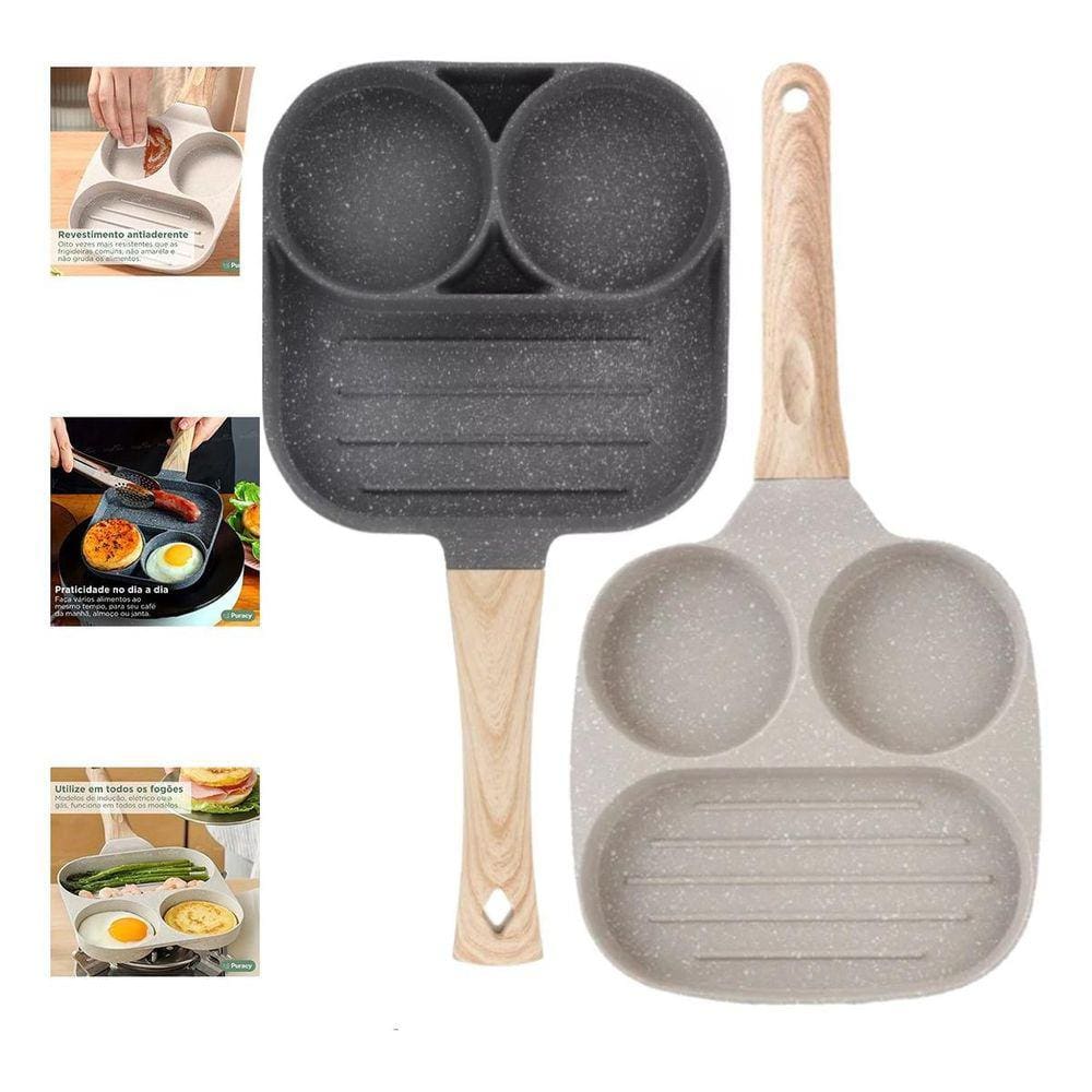Frigideira Antiaderente Inducao Ovo Hambúrguer Panqueca