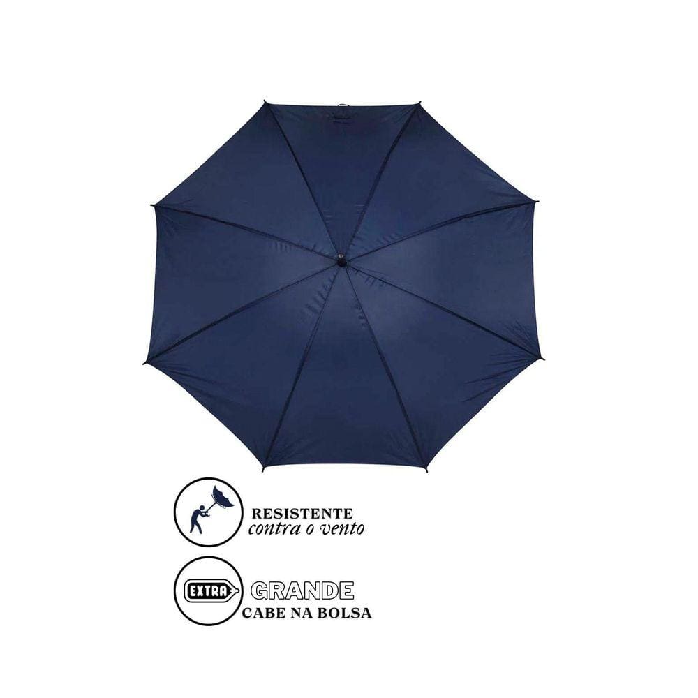 Guarda Chuva Facinato Masculino Contra Vento T3053 Azul M