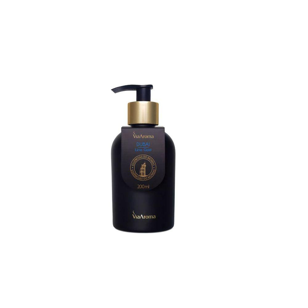 Sabonete Liquido Mundo Dubai 200ml Lírio Gold- Via Aroma