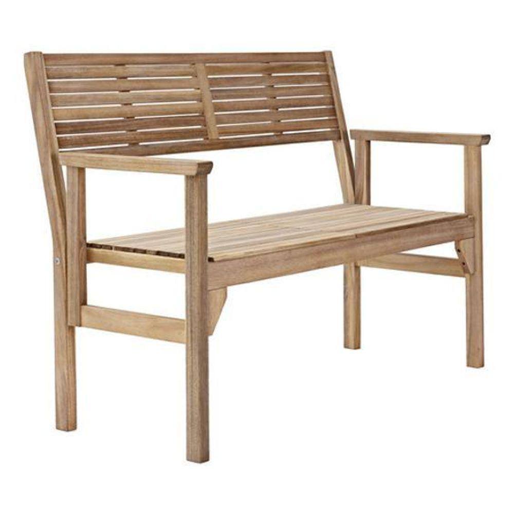Banco De Madeira Para Jardim 2 Lugares 90X120X55 Cm 160 Kg