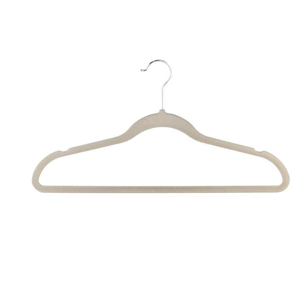 Conjunto De Cabide De Plastico Aveludado 5 Pcs