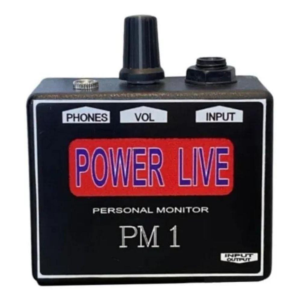Amplificador De Fone Power Live New Live Com Fonte