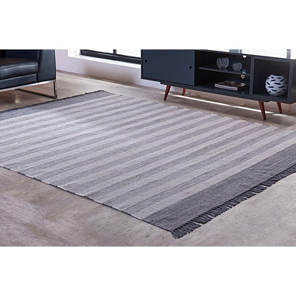Tapete Kilim Mallani 150x200 Cinza