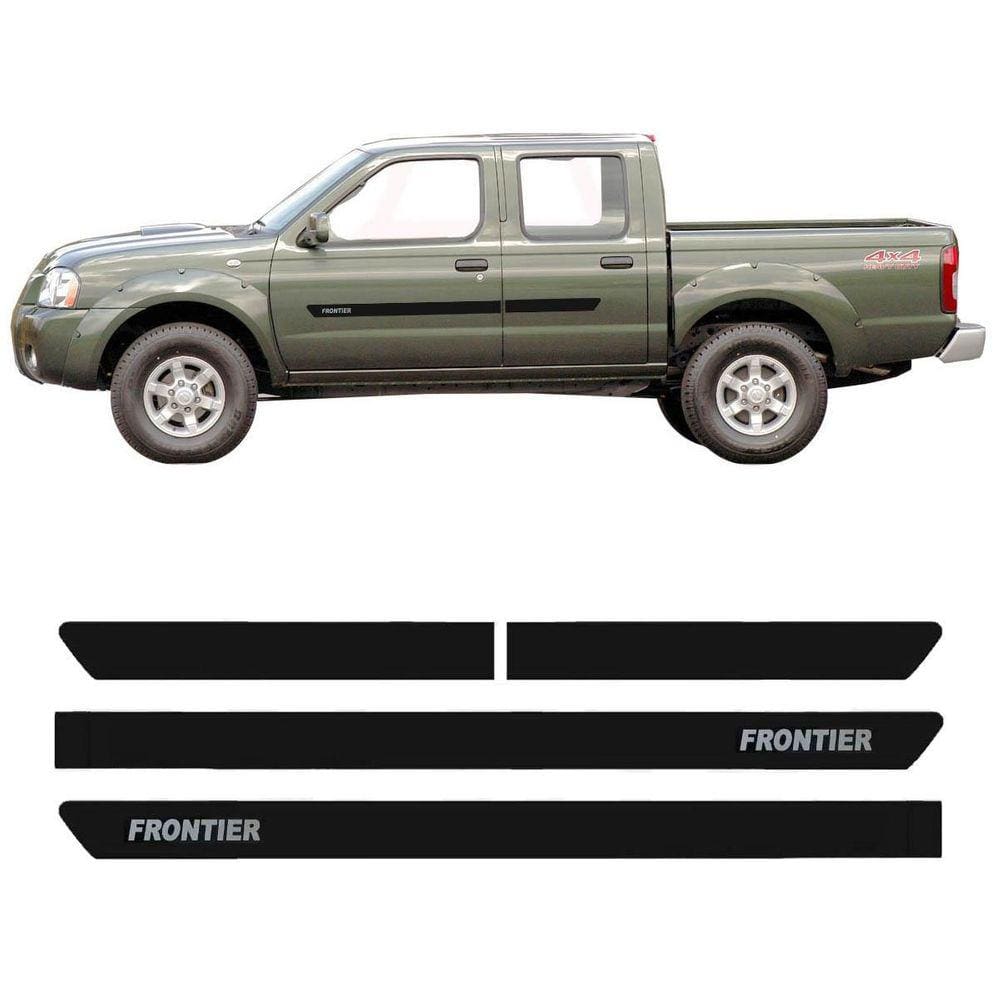 Friso Lateral Protetor Frontier 2001 A 2008 Com Nome