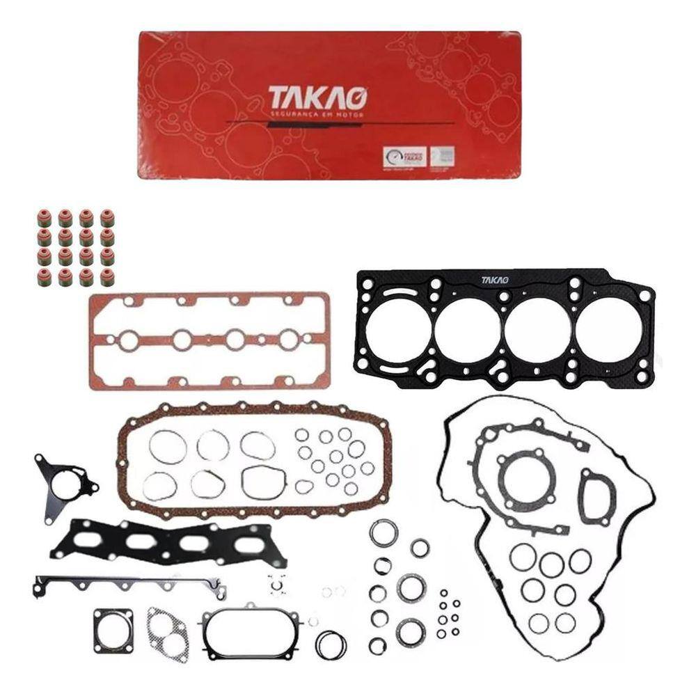 Jogo De Juntas Do Motor Com Retentores Punto Linea 500 Bravo 1.4 16v Tjet 2008-2016