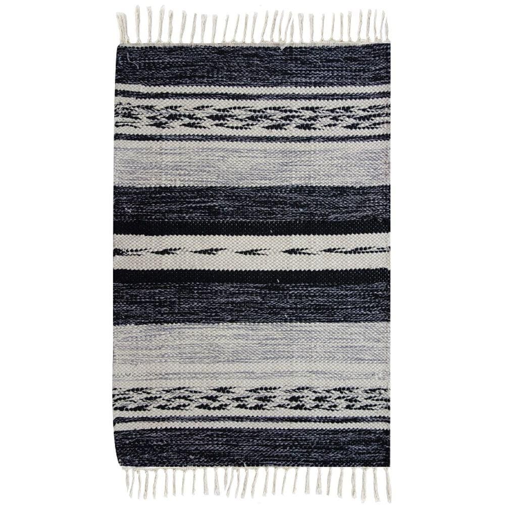 Tapete Kilim Raipur 200x250 Cinza Unico