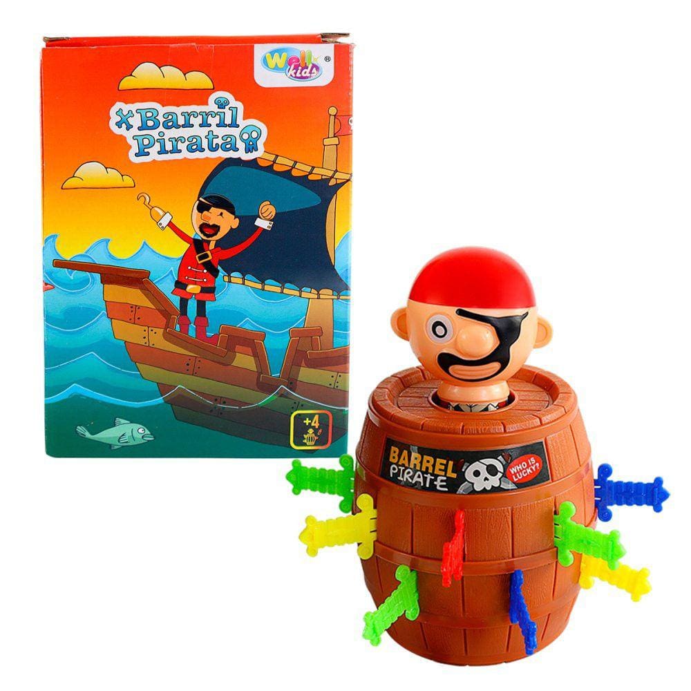 Pula Pirata Jump Grande Tamanho Tradicional 18 Peças