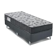 Cama box e Colchão ISO 100 D33 Solteiro(88x188)-Ortobom