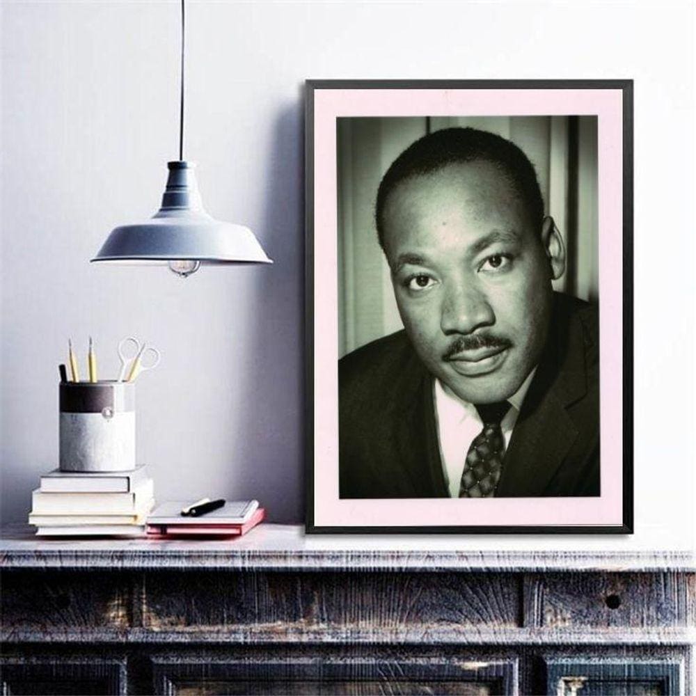 Quadro Martin Luther King- Fotografia 45X34Cm