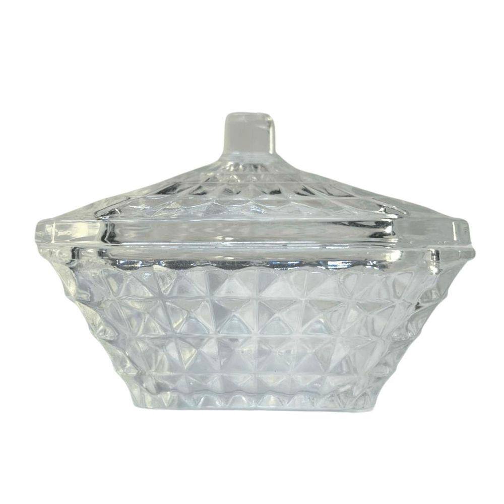 Potiche Mini Bomboniere Vidro Lembrancinha Tampa Decorativo