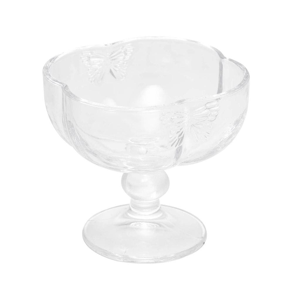 Conjunto 4 Taças para Sobremesa de Vidro Butterfly 200ml - Wolff