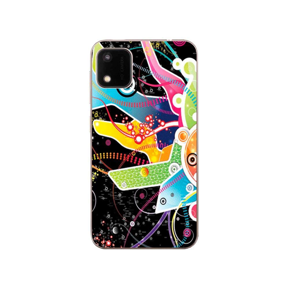 Capa Adesivo Skin058 Verso Para Multilaser E Lite 2