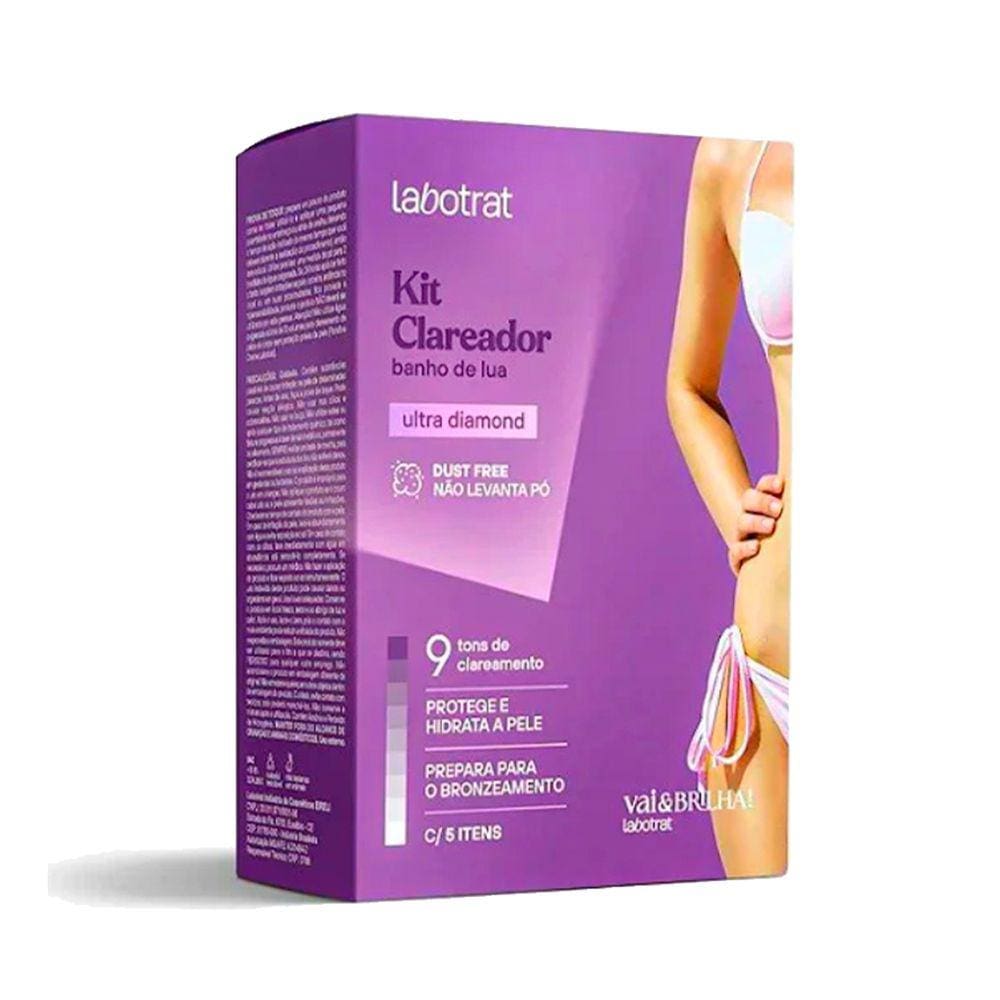 Kit Banho De Lua Com 5 Itens Vai&Brilha Labotrat