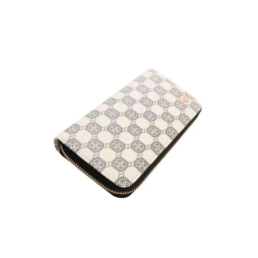 Carteira Feminina Luxo Chenson Monograma 2415194 Bege