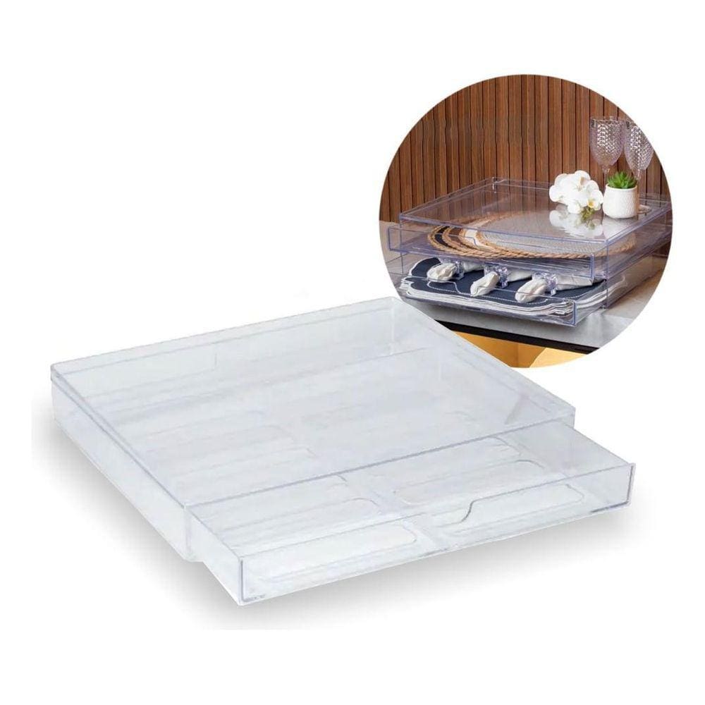Porta Organizador De Jogo Americano Sousplat Retangular