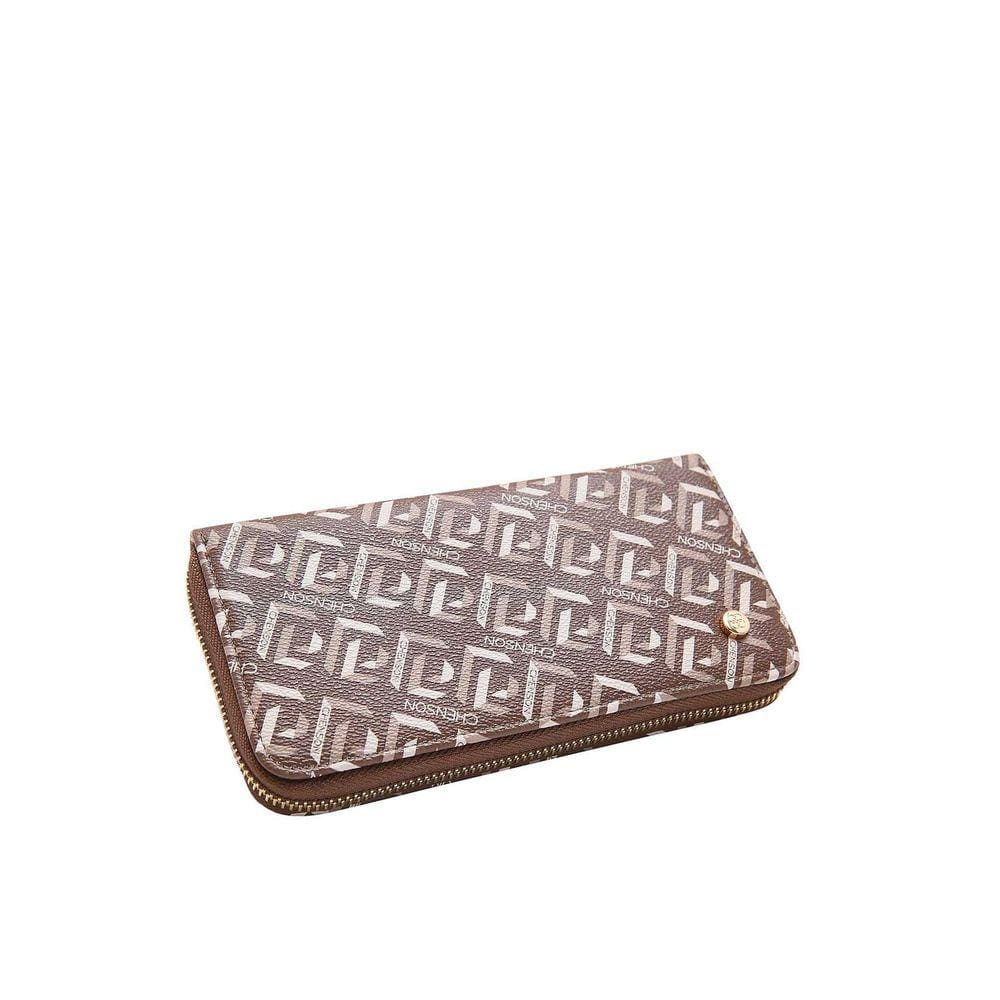 Carteira Feminina Luxo Chenson Mono Art 2415202 Natural