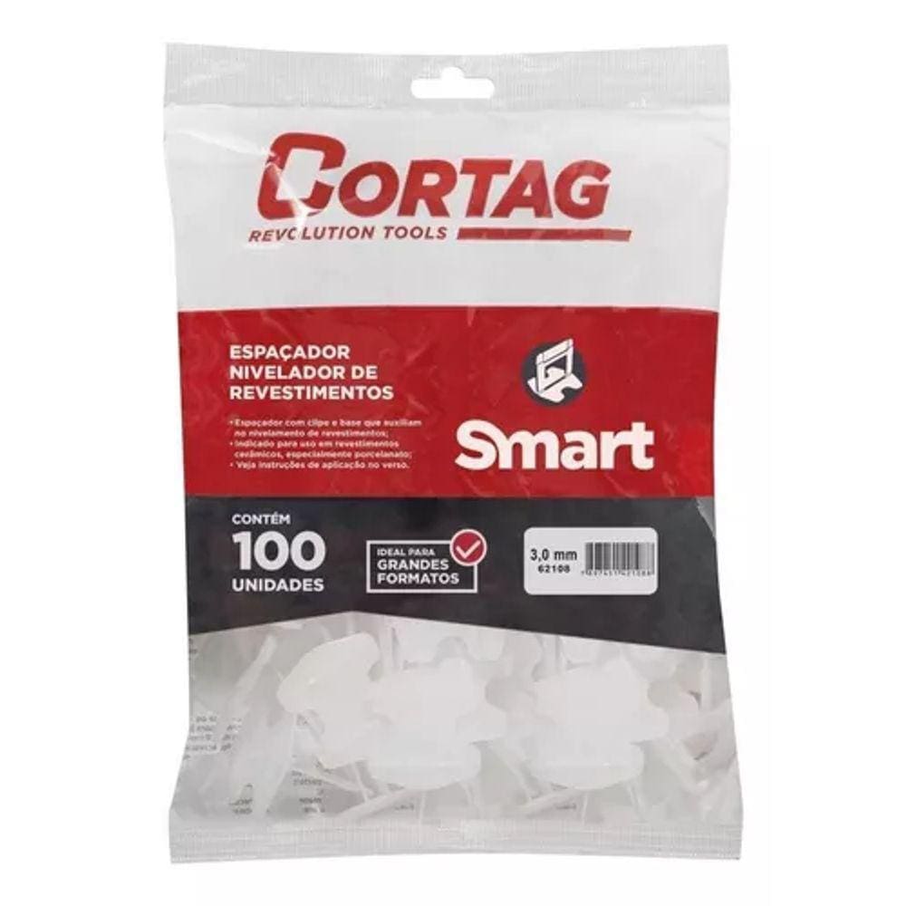 Espacador Nivelador De Piso 3,0 Mm C/ 100 Pcs Titanium - 07090