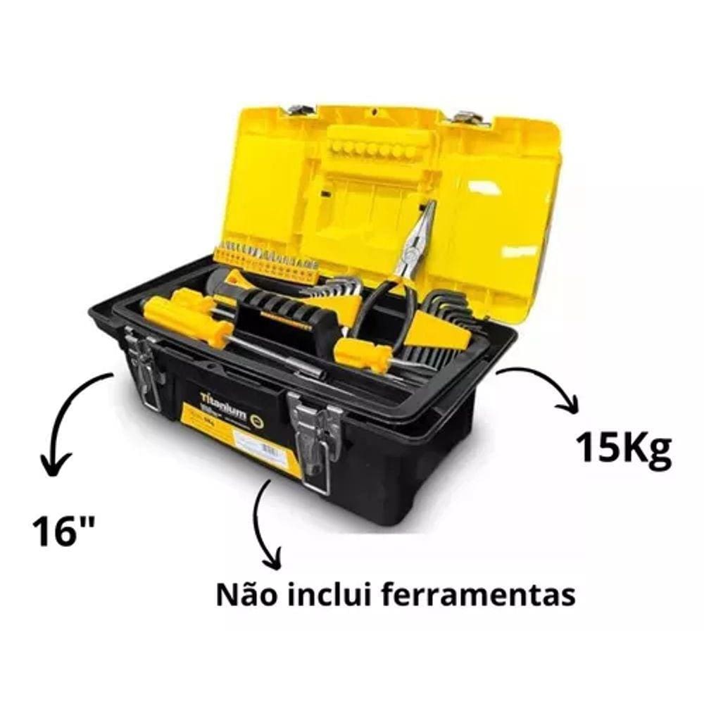 Caixa De Ferramentas 16 Carga Maxima 15Kg Titanium - 7511