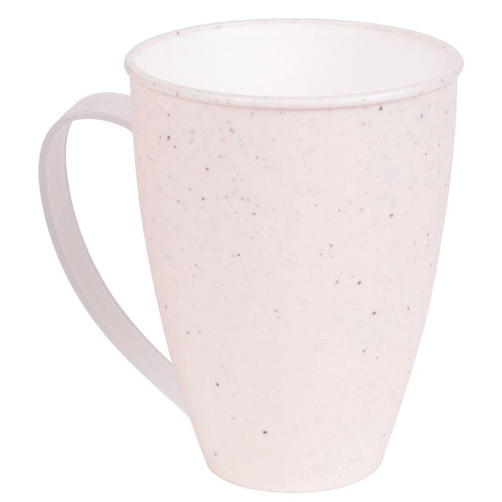 Caneca de plástico 360ml Gourmet marmorizado Plasutil ref.340
