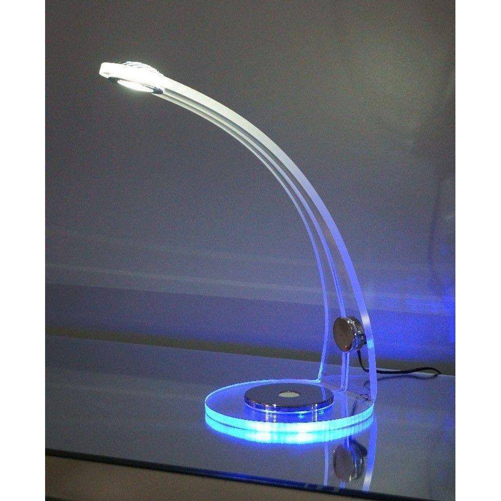 Abajur Luminária de Mesa Eros de LED Touch em Acrílico 2W