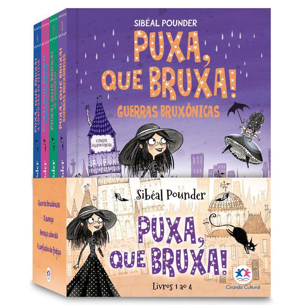 Box 4 Livros Puxa, Que Bruxa
