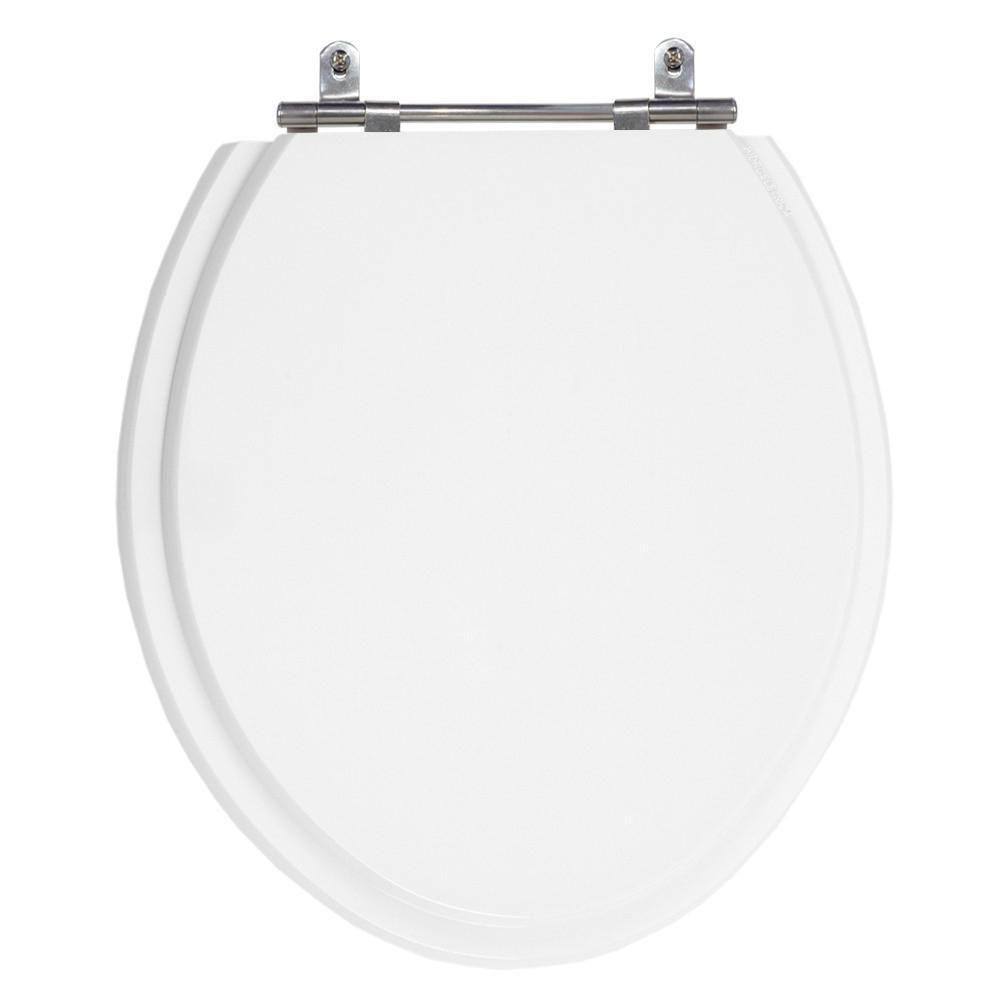 Assento Poliéster Laminado Diamantina Branco Vaso Icasa