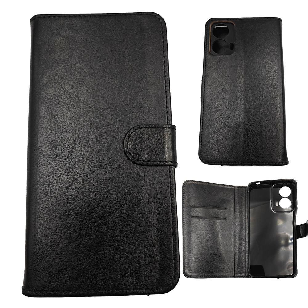 Capa Capinha Compatível Com MOTOROLA moto G04 Xt2421 Carteira lisa Diversas Cores