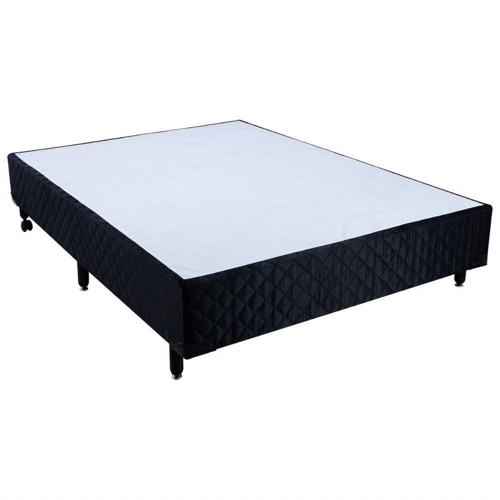 Cama Box Viúva Simples Mega Colchões Black - 120x203