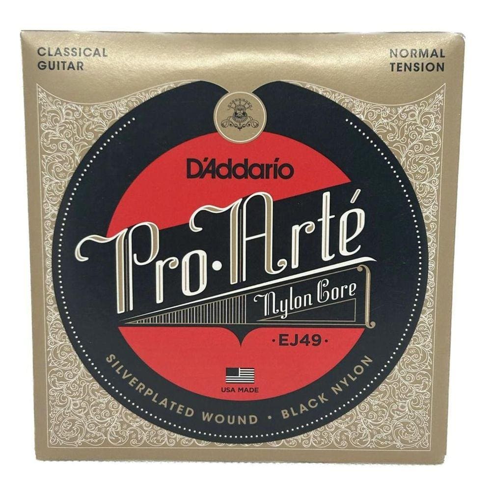 Cordas Em Nylon Preto Violão Daddario Ej49 Pro Arté Premium