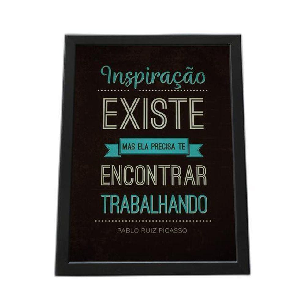 Quadro Com Moldura Inspiração Existe Picasso