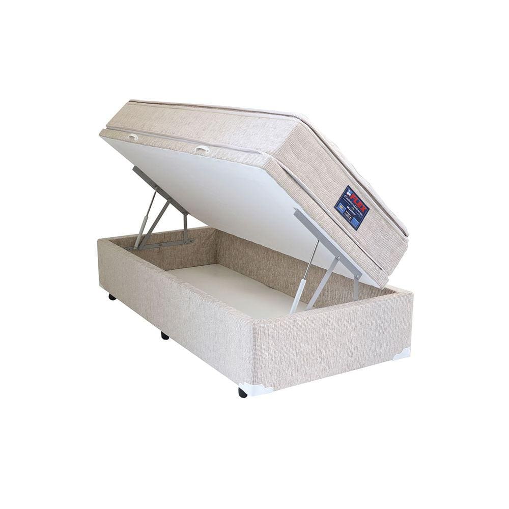 Cama Box Baú e Colchão Solteiro Americano Ávila - 096x203