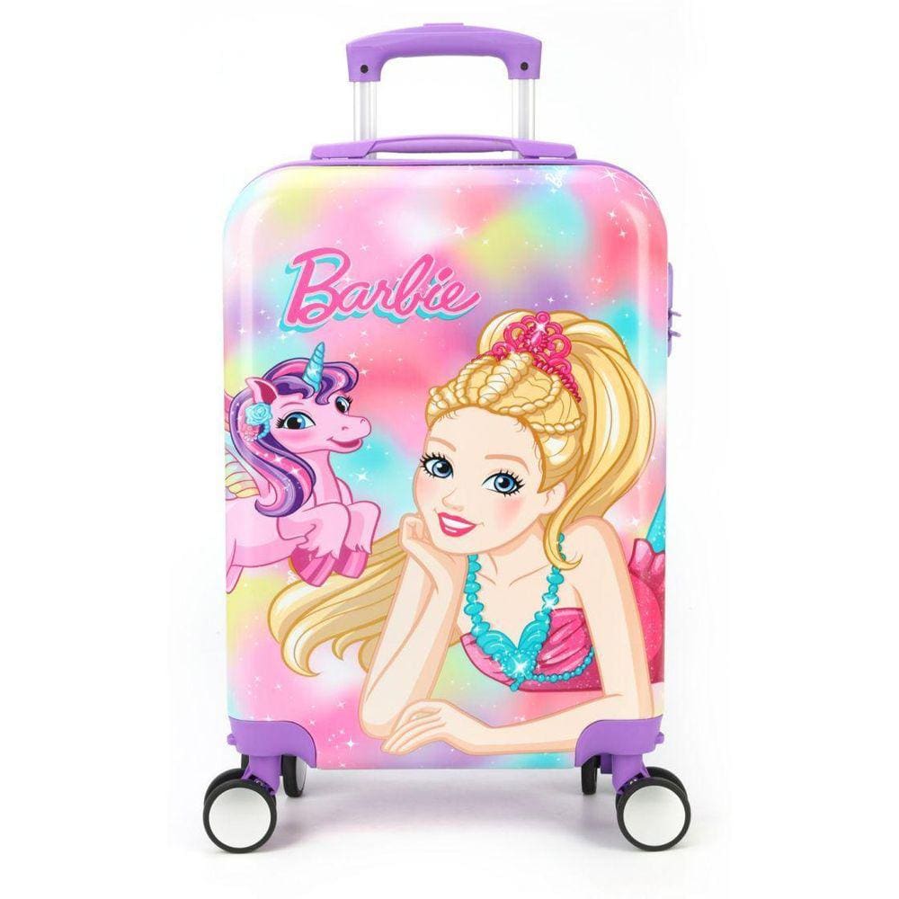 Mala Barbie Girl Policarbonato 33x53x24cm - Resistente