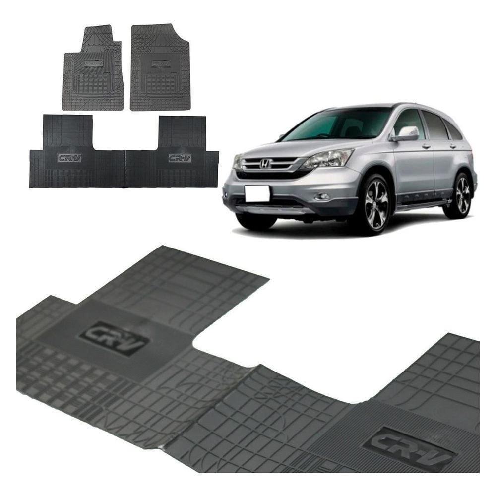 Jogo Tapete Interno Reforçado Honda Crv Cr-V 2007 A 2011