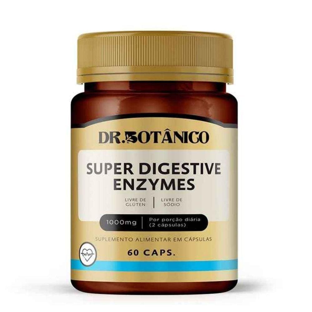 Super Digestive Enzymes 1000Mg 60 Capsulas Dr. Botanico