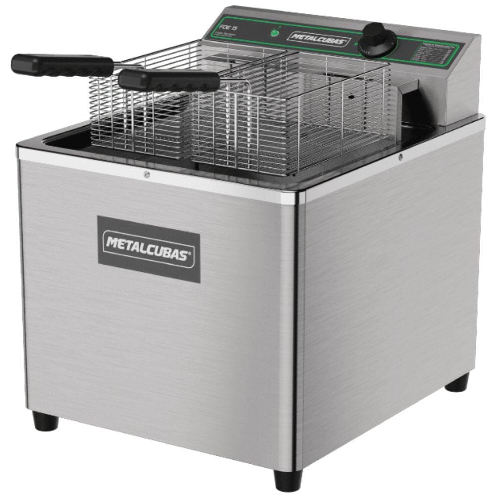 Fritadeira Zona Fria Elétrica 5500W FOE15M Metalcubas