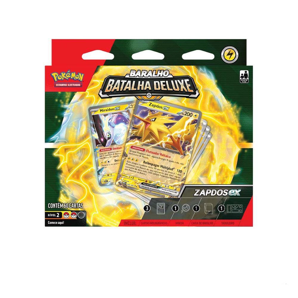 Pokemon Baralho Batalha Deluxe Zapdos EX | Extra