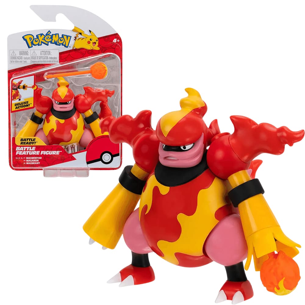 Figura Pokemon Magmortar 10cm Battle Feature Figure Sunny