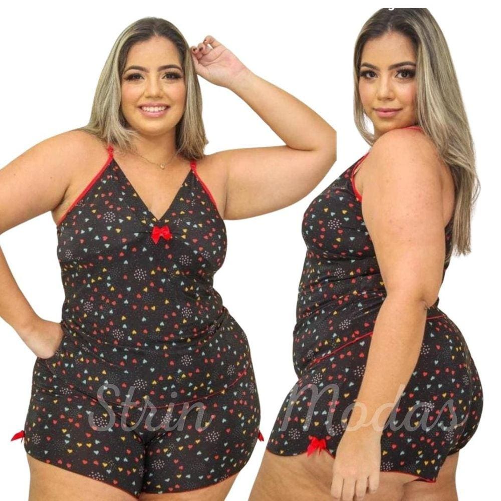 Baby Doll Plus Size Com Alça Reguladora