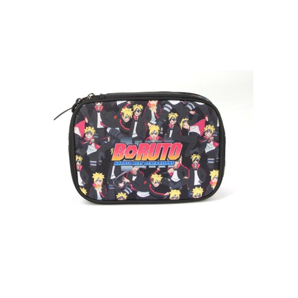 Estojo Boruto Luxcel 100 Pens Escolar Juvenil Lápis Naruto