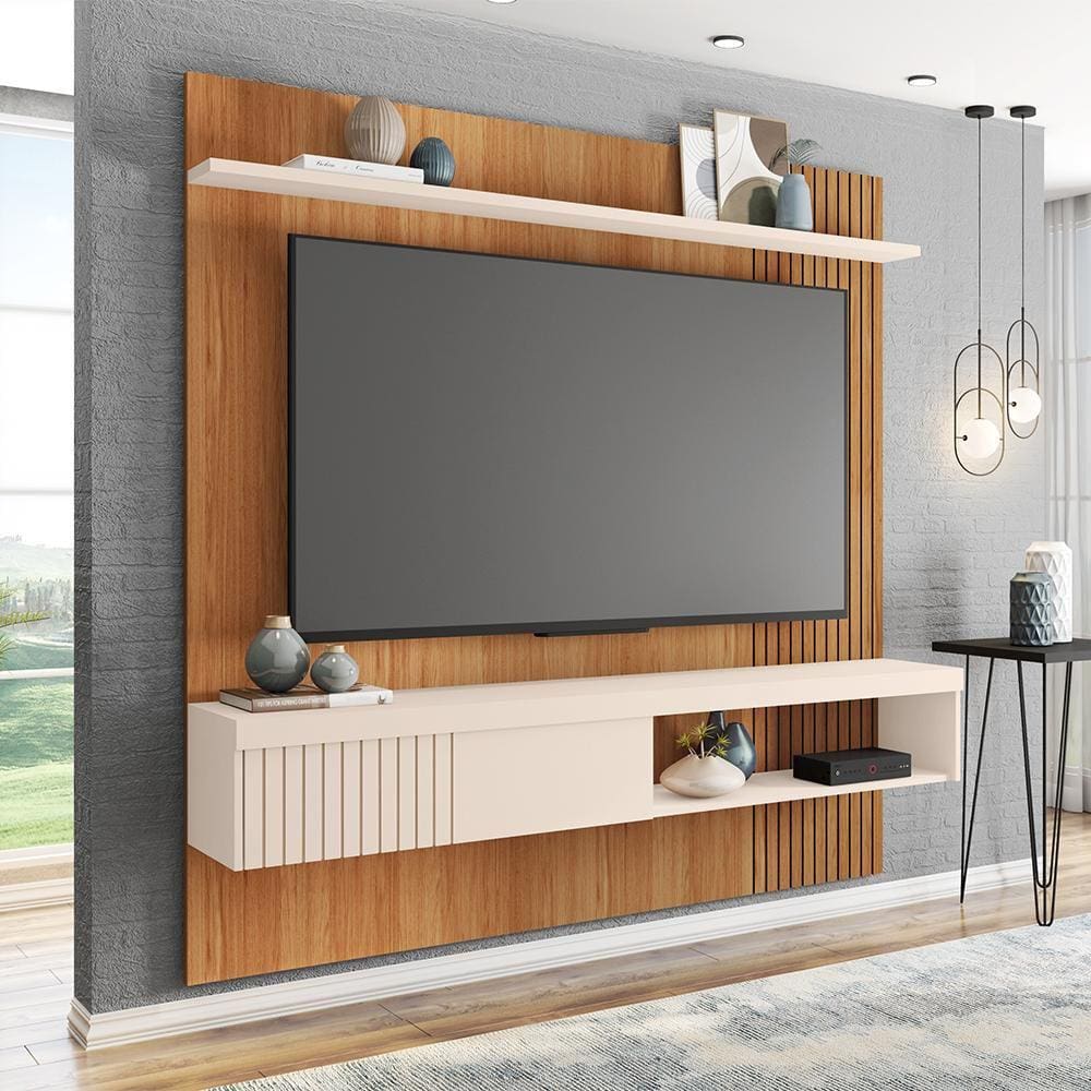Painel Para Tv`s Até 65 Polegadas Moon Marrom Caemmun