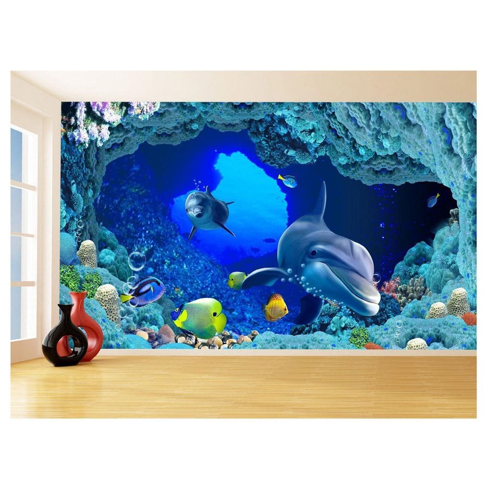 Papel Para Piso De Porcelanato Liquido Água 3,5M Flr18