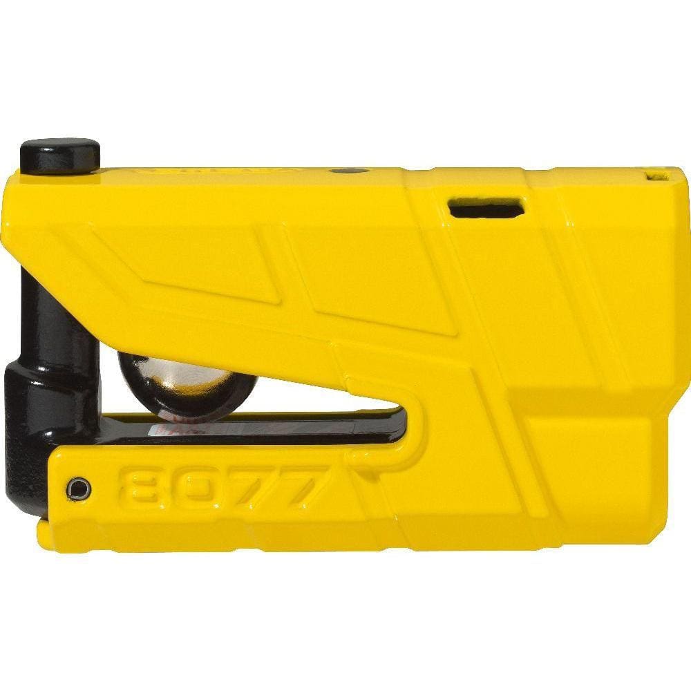 Trava De Disco C/ Alarme Abus 8077 Amarelo [F016]