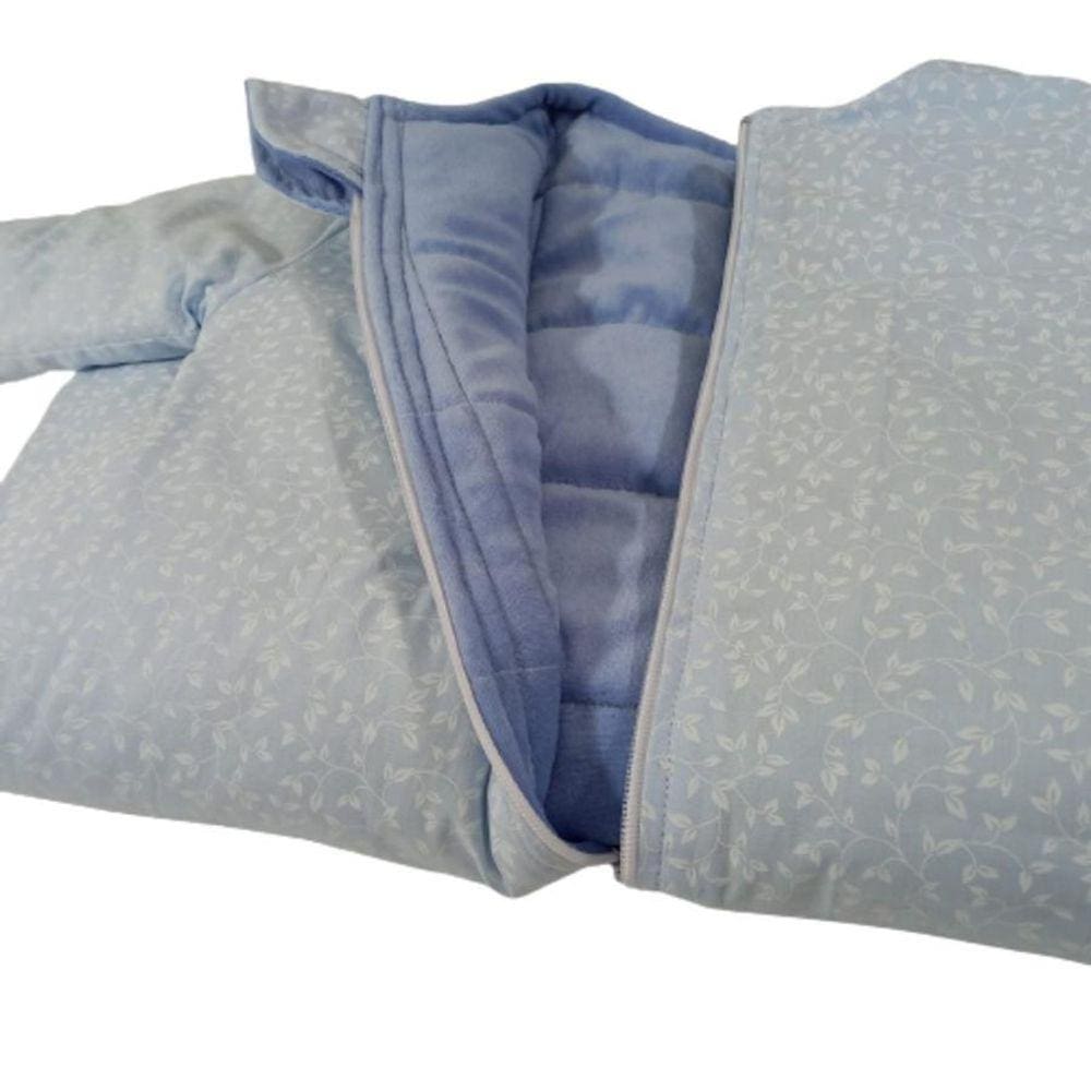 Saco De Dormir Inverno Bebê Manga Longa Dupla Face M