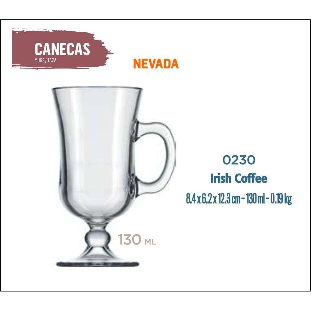 06 Caneca Nevada 130Ml-Cappuccino Chocolate Sobremesa