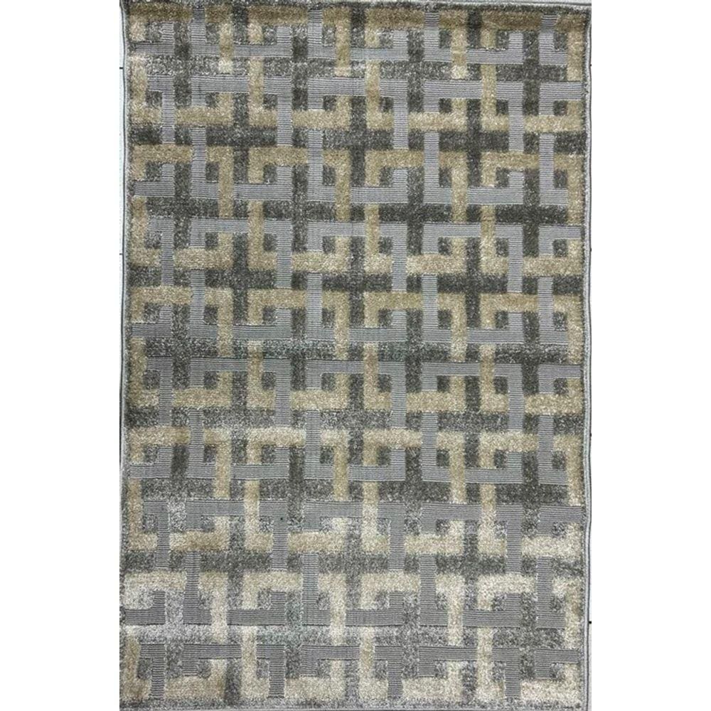 Tapete Bristrol 100X150 des 4 cinza