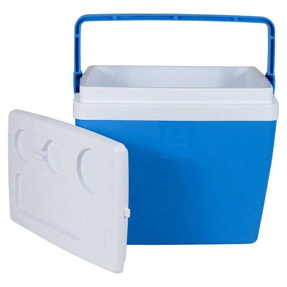 Caixa Térmica Cooler 26l com Alça 35 Latas Bel  Azul