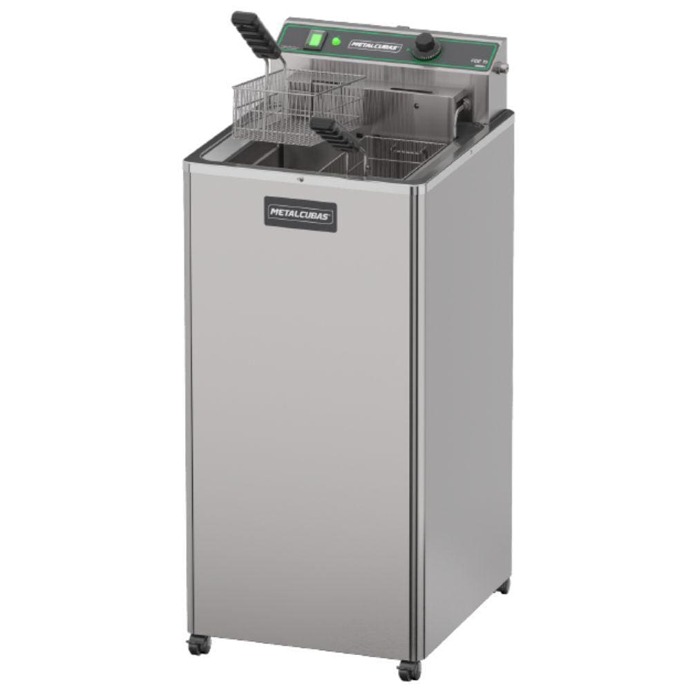 Fritadeira Zona Fria Elétrica 8000W FOE15P Metalcubas