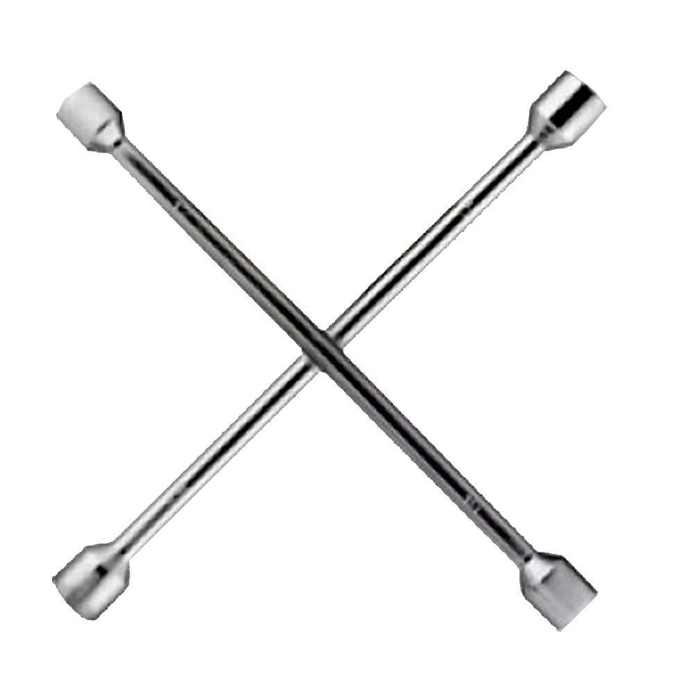Chave de Roda Cruz 4 Bocas 17x19x21x23mm IMPORTWAY